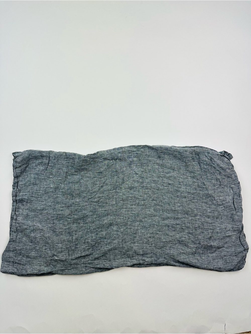 West Elm Black Linen King Size Pillow Case